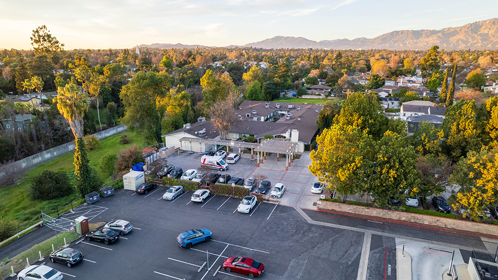 Ariel view of Ivy Creek 